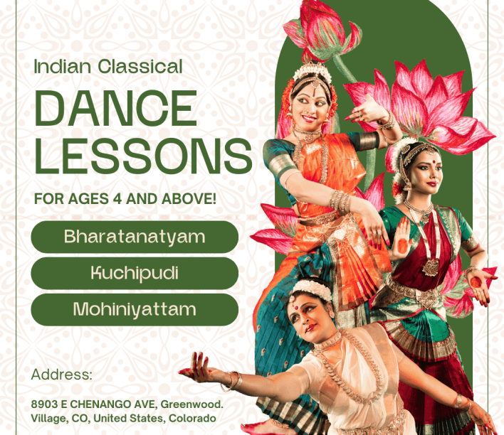 Bharathanatyam dance class in Denver